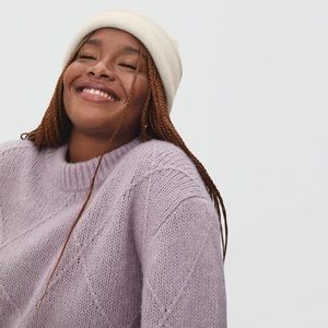 Everlane Lilac Merino Wool Sweater